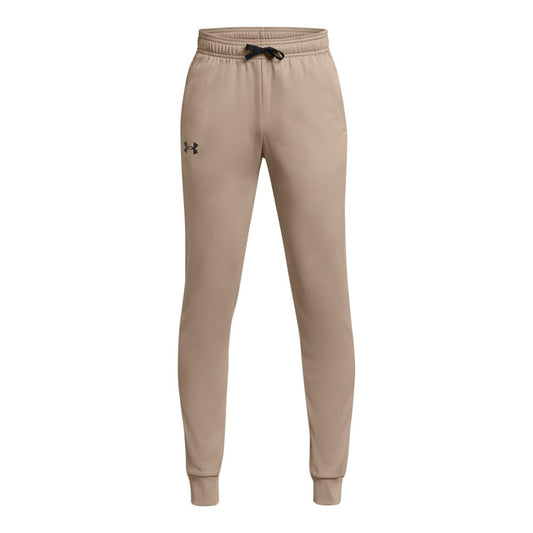 Under Armour Boys Brawler 2.0 Tapered Pants, (203) Timberwolf Taupe / / Black, Large